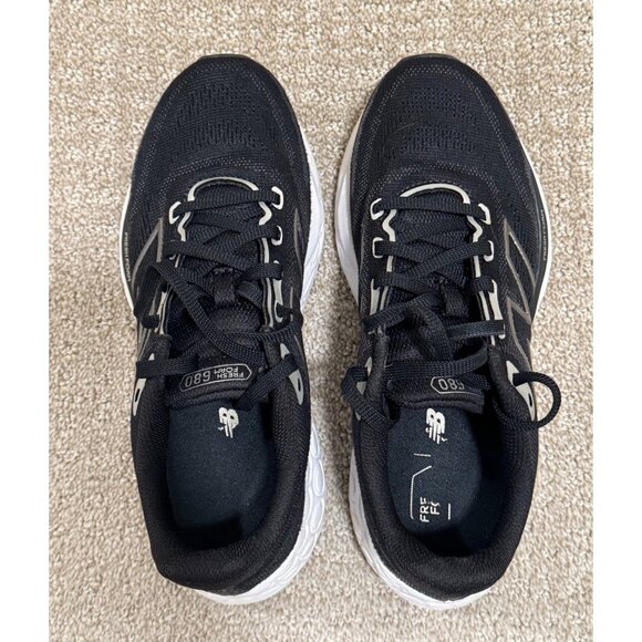 New Balance Fresh Foam 680v8 Womens Size 9 Black Running Walking Shoes Sneakers - Picture 8 of 13